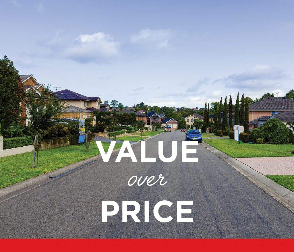 Choose value over price
